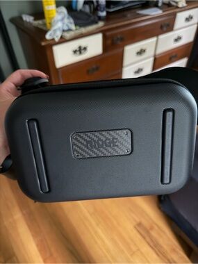 Ridge Black Hard-Shell Belt Bag for Men